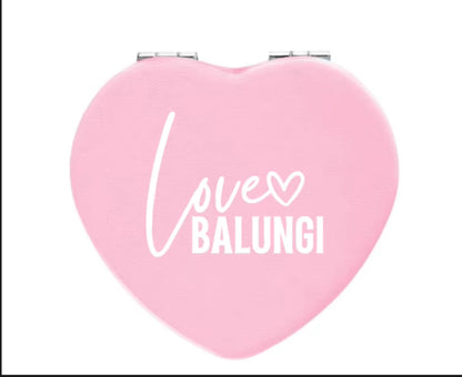 Love Balungi Heart Compact Mirror