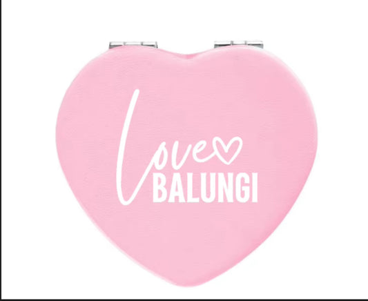 Love Balungi Heart Compact Mirror