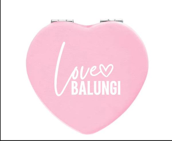 Love Balungi Heart Compact Mirror